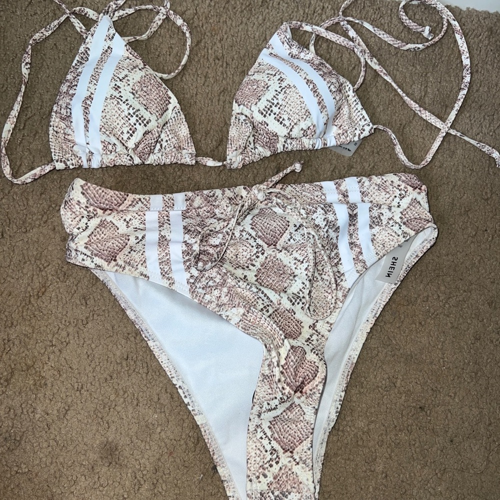 Snakeskin bikini